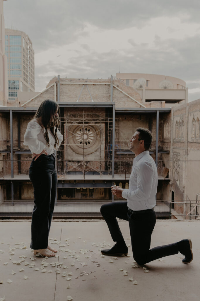 Proposal at the Monroe Abbey in Downtown Phoenix