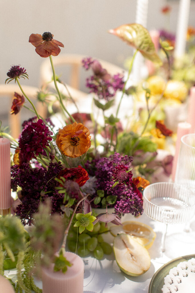 Brunch Wedding Table Detail Photos at La Estancia in Scottsdale Arcadia Paradise Valley