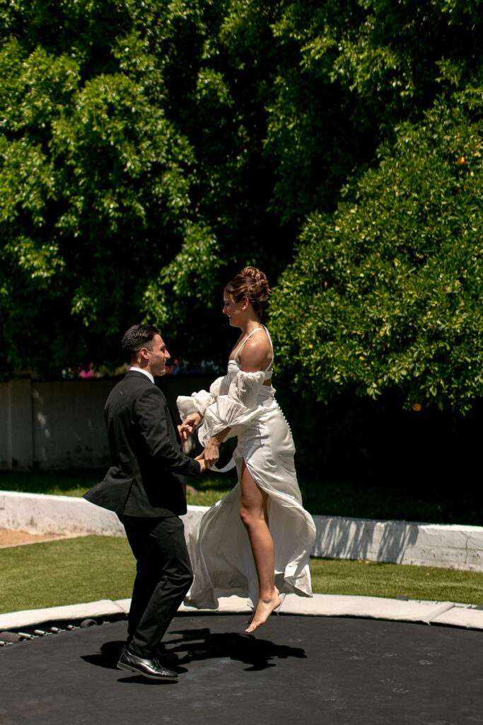 Casual Wedding Fun Pose Inspiration