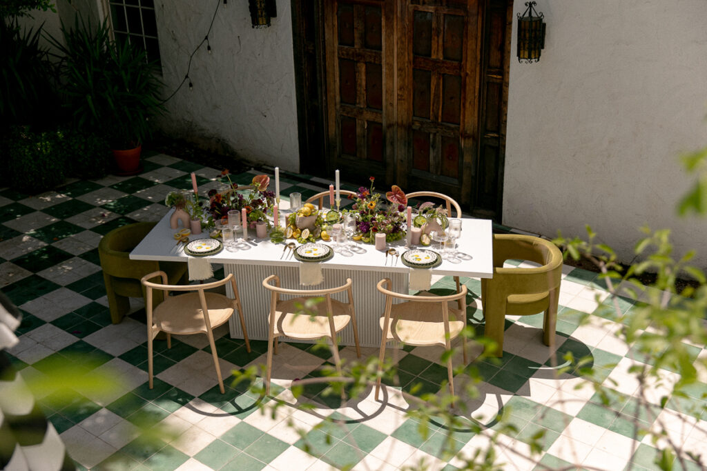 Brunch Wedding Table Detail Photos at La Estancia in Scottsdale Arcadia Paradise Valley