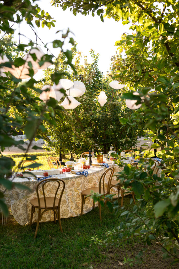 scottsdale serpentine table rental inspiration intimate wedding orchard